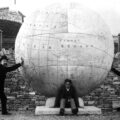 The Great Globe, carved from Portland stone, about 1890. An adjacent slab read, ‘Persons anxious to write their names will please do so on this stone only’. Photos courtesy of Swanage Museum/Dovecote Press