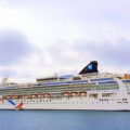 The Norwegian Dawn cruise ship at Portland. Picture: Portland Dock