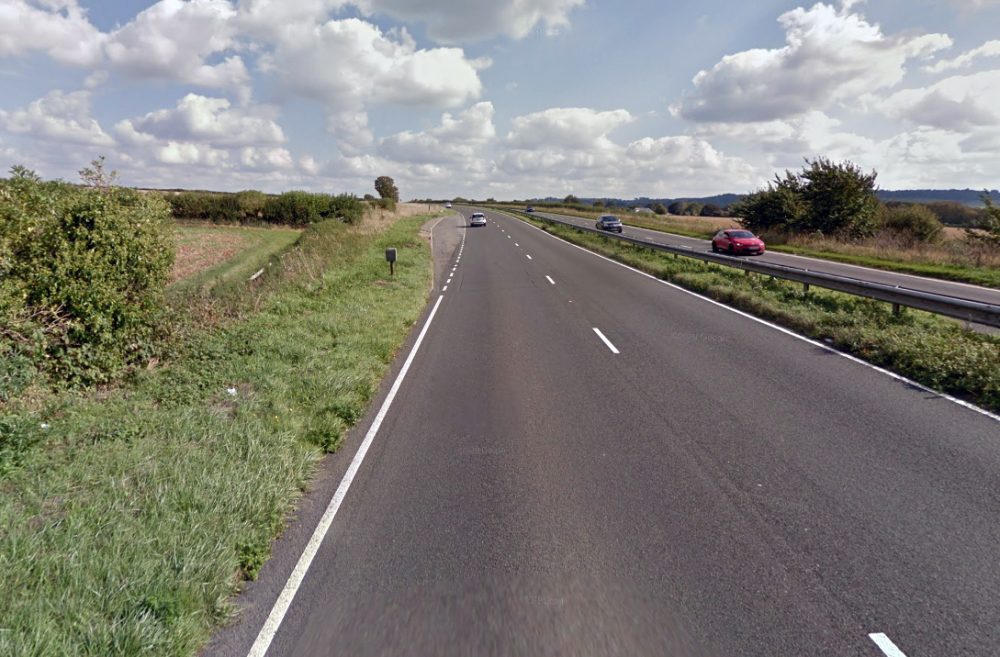 The crash happened on the A30 at Babylon Hill, near Sherborne. Picture: Google