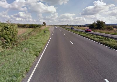 The crash happened on the A30 at Babylon Hill, near Sherborne. Picture: Google