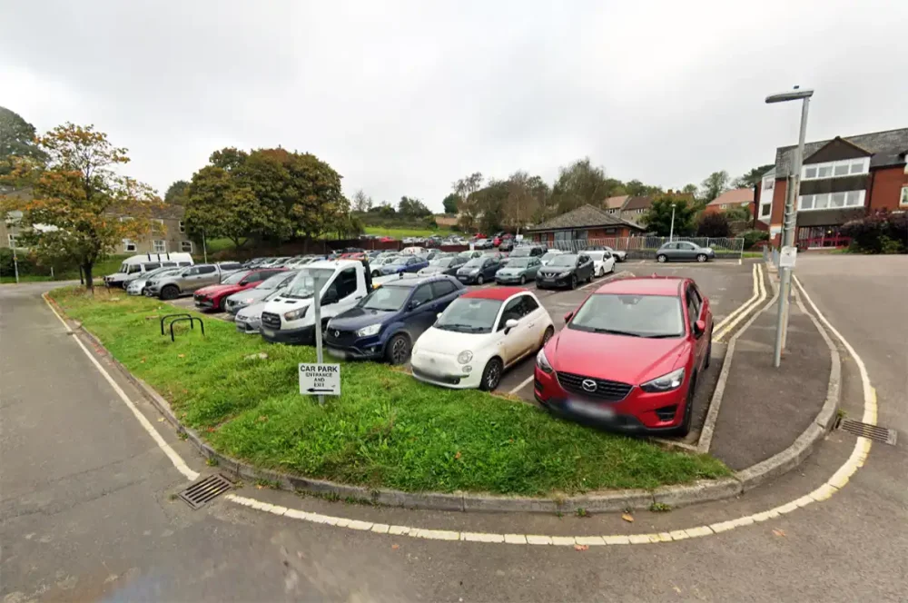Carrington Way car park in Wincanton in run by Somerset Council - but there is no free parking this Christmas. Picture: Google