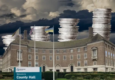 Somerset Council is struggling to balance the books amid a £100m funding gap