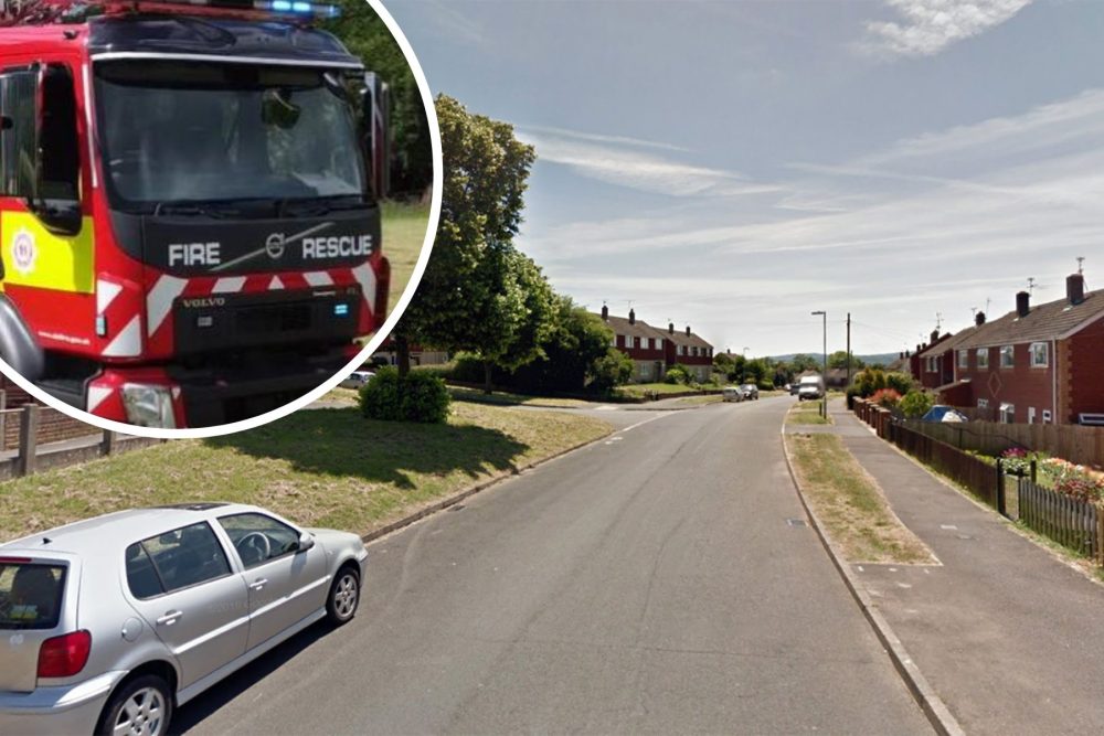 Crews were sent to tackle a fire in Dorchester Road, Taunton