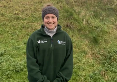 New engagement ranger at Ham Hill, Jasmine Ely. Picture: Somerset Council