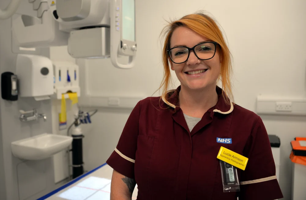 Lucie Armson traded a career in finance for a radiology apprenticeship
