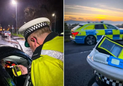 Avon & Somerset Police ran Operation Tonic throughout December to crackdown on drink and drug driving. Pictures: Avon & Somerset Police