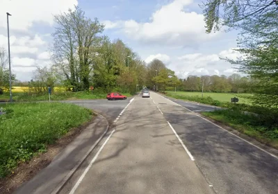 The crash happened on the A367 in Radstock. Picture: Google
