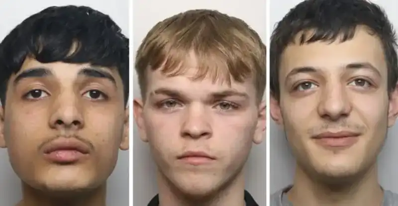 Faisal Uriakhail, Zaeden Perkins and Hamza Mahmoud, of Taunton, have all been detained. Picture: Avon & Somerset Police