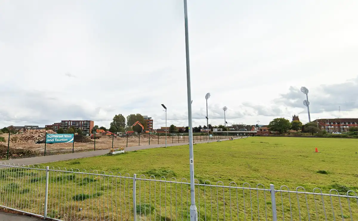 Development is finally happening on the Firepool site in Taunton. Picture: Google