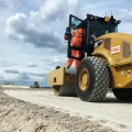 State-of-the-art intelligent compacting is being trialled on the A303 in Somerset. Picture: National Highways