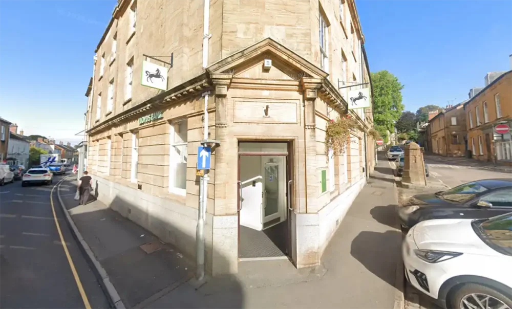 Lloyds Bank, in Silver Street, Ilminster, is set to close in August. Picture: Google
