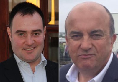 Dr Greg Chambers, left, will stand for Labour and David Hall for the Conservatives in Somerton