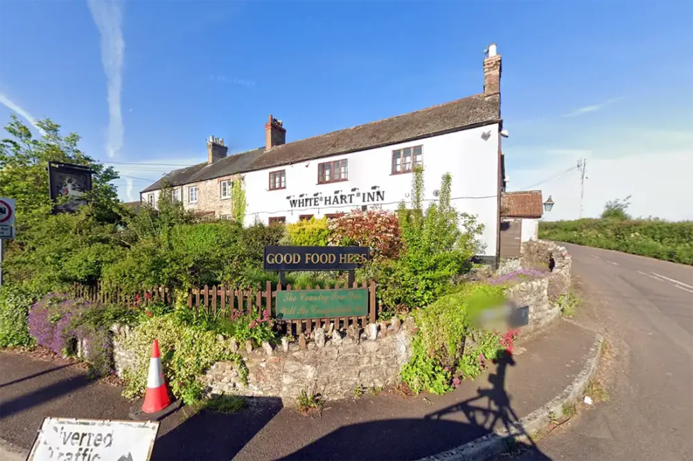The White Hart Inn, at Corfe, could be converted into eight holiday let apartments. Picture: Google