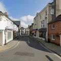 The alleged assault happened in Wimborne High Street in December. Picture: Google