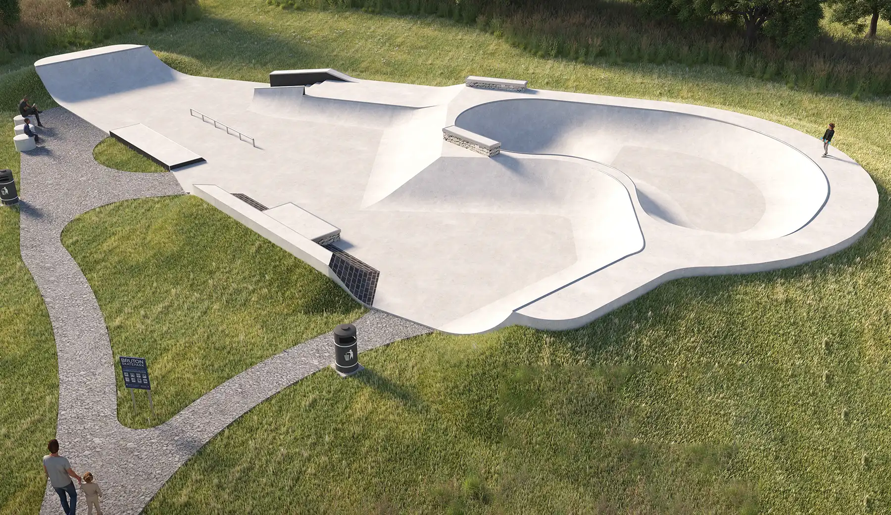 How BruBowl, in Bruton, could look once work is complete. Picture: Maverick/BruBowl