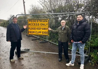 The path has reopened to walkers more than a year after being closed. Picture: Somerset Council