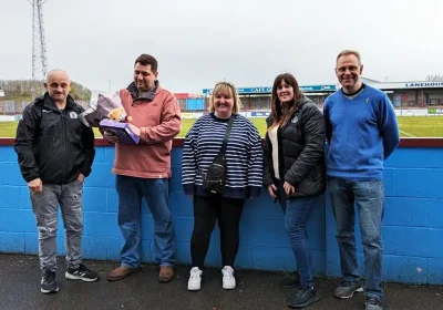 Hayley Singleton was back at the Bob Lucas Stadium in Weymouth. Picture: Weymouth FC
