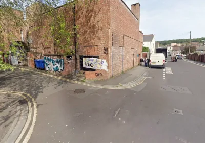 The alleged attack took place in an alleyway off North Street in Weston, police said. Picture: Google