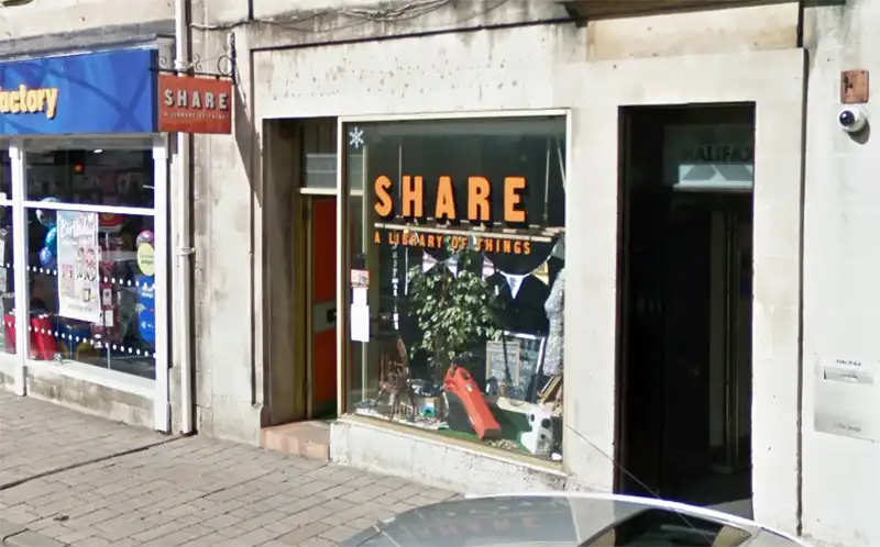 SHARE Frome offers items for people to borrow - but is facing a tough year. Picture: Google