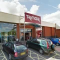 Two people allegedly tried to break in to TK Maxx in Babylon Hill, Yeovil. Picture: Google