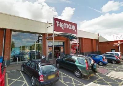 Two people allegedly tried to break in to TK Maxx in Babylon Hill, Yeovil. Picture: Google
