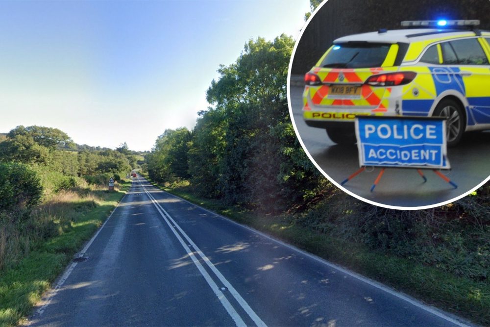 The crash happened on the A361 near Shepton Mallet, police said. Picture: Google