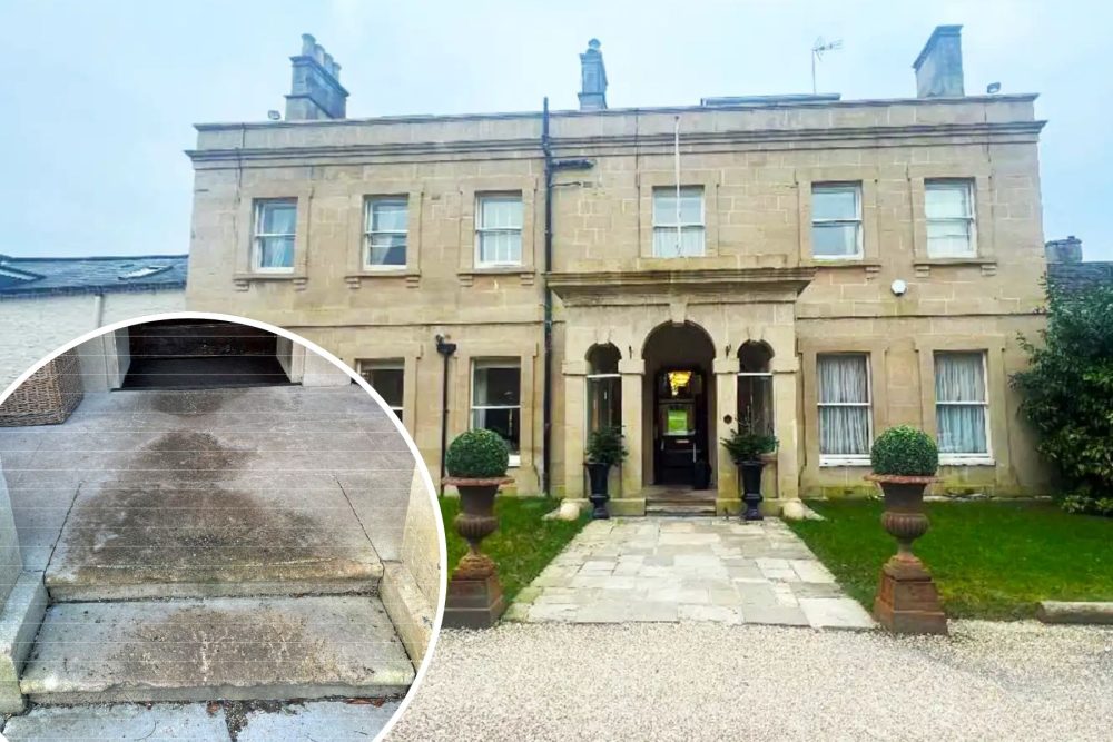 The Charlton House Hotel, at Shepton Mallet, has submitted a planning application - to replace steps. Pictures: Hill Reading Architects/Somerset Council