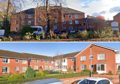 The Old Vicarage, top, and Ivy House in Wellington, are set to close. Pictures: Google