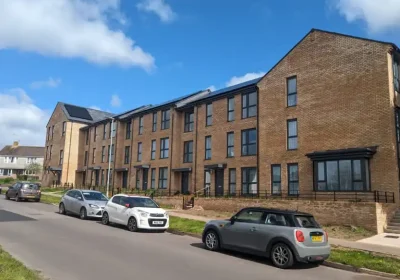 Properties built to replace Woolaway homes in Taunton. Picture: Somerset Council