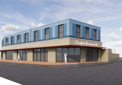 How the new Carefree amusement arcade and holiday lets could look. Picture: Salmon Planning Company/Somerset Council