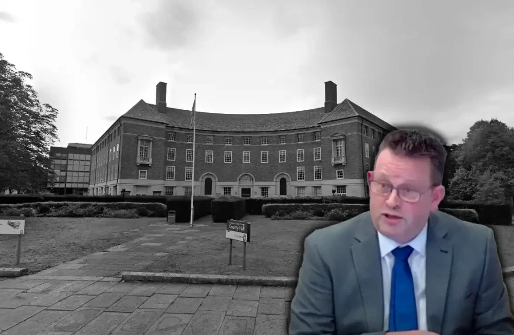 Jason Vaughan oversees finances at Somerset Council - but has requested voluntary redundancy