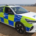 An electric Avon & Somerset Police car. Picture: Avon & Somerset Police