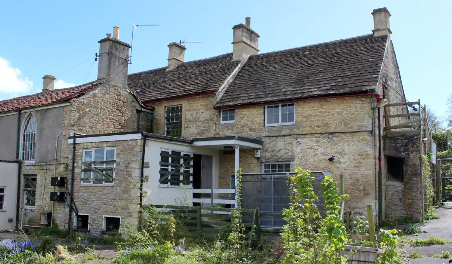 The rear of the property would be altered under the plans. Picture: Classic Architecture/Somerset Council