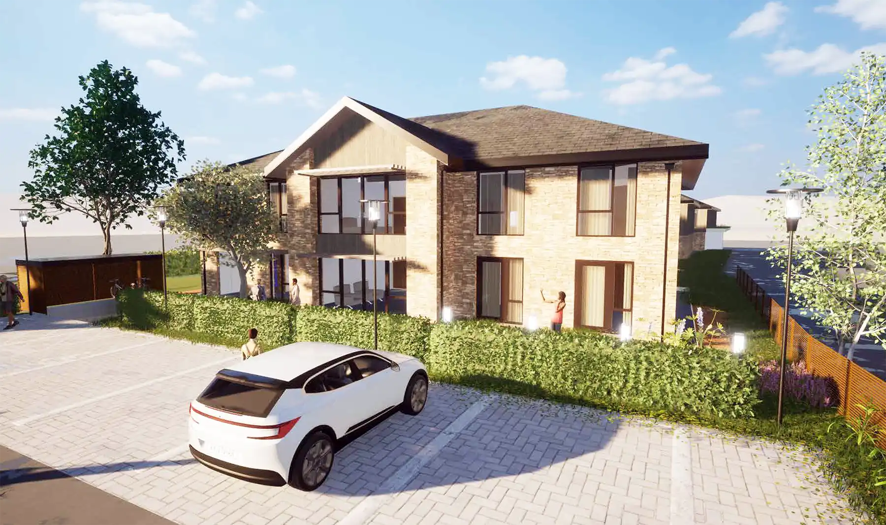 How the new buildings could look in Draycott. Picture: Osmond Tricks/Somerset Council