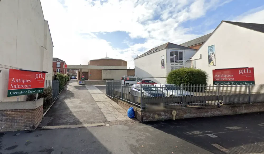 The former Octagon salerooms in East Reach could be converted into a mosque. Picture: Google