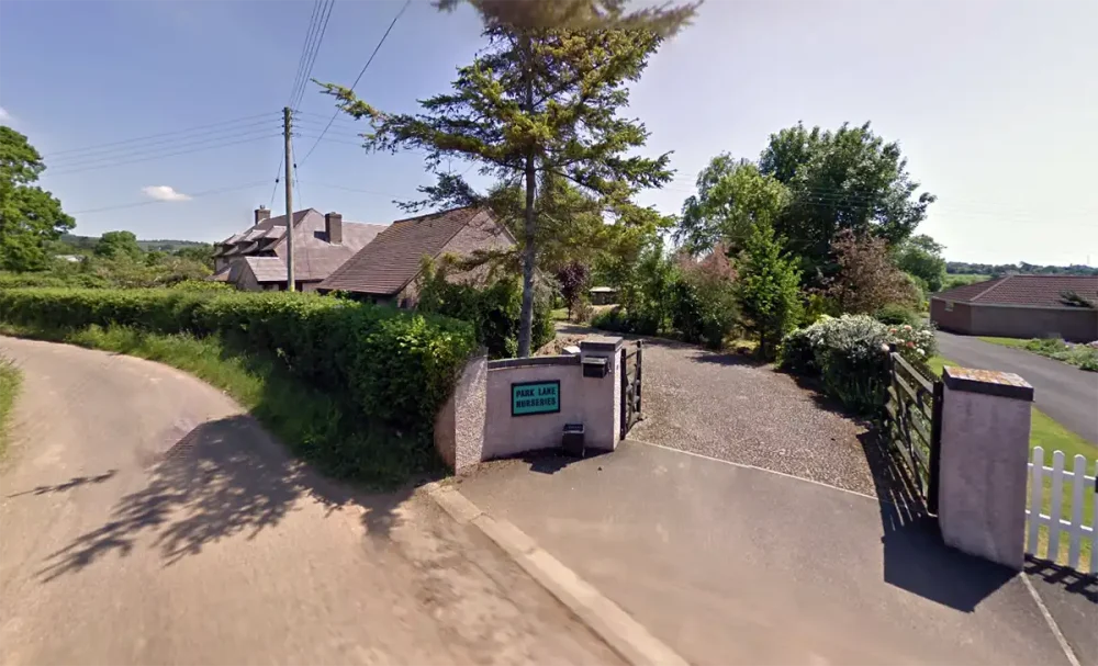 The plans are for a cattery at Park Lane Nurseries, in Kingston St Mary. Picture: Google