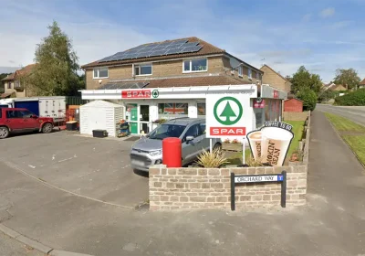 A raid took place at Spar in Mosterton. Picture: Google