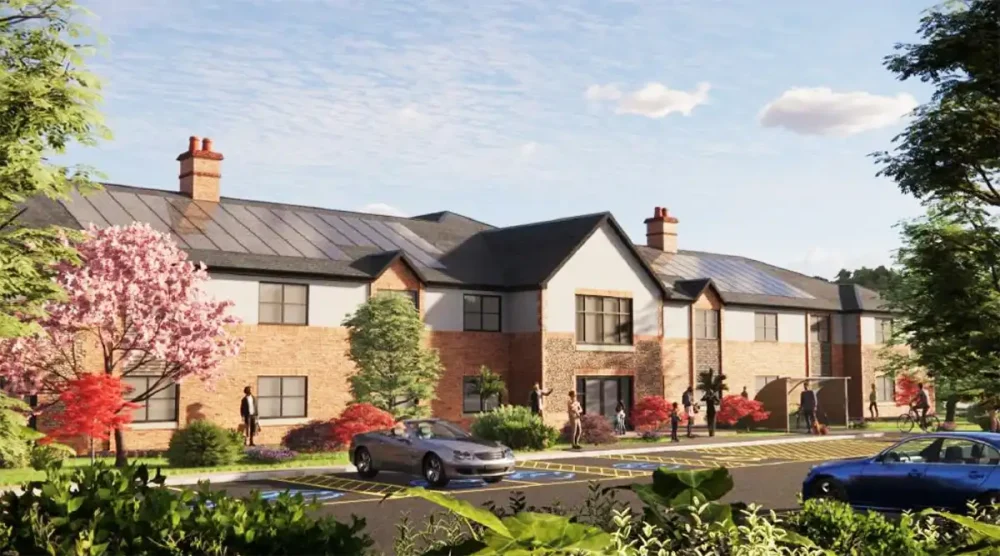 How the new care home in Taunton could look. Picture: LNT
