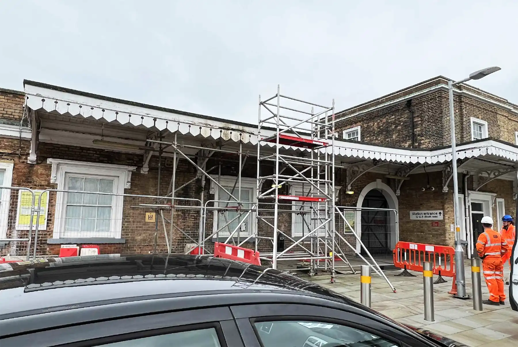 The canopy on the south side of Taunton Railway Station. Picture: Network Rail/Somerset Council