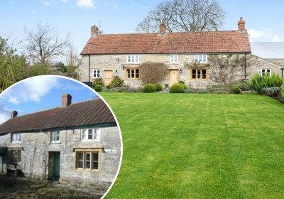 Windmill Farm in Pibsbury, near Langport, is on the market for £1.35m. Pictures: GTH