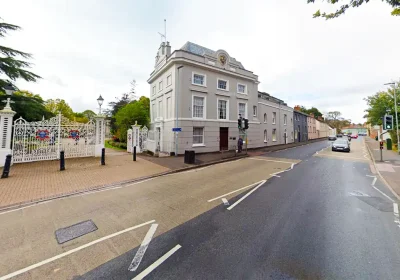 The crossing, over Upper High Street, links the High Street in Taunton with Vivary Park. Picture: Google