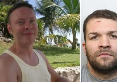 Nick, left, was attacked by Bowers after a night drinking in Weston super Mare. Pictures: Avon & Somerset Police