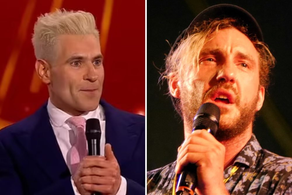 Somerset shows by Simon Brodkin, left, and Seann Hughes have been cancelled. Pictures: ITV/Edwardx