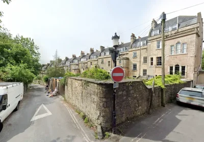 Delia Haxworth passed away after being found at a property in Upper Lansdown Mews, Bath. Picture: Google