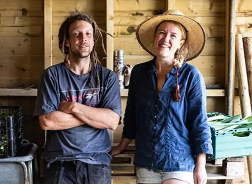 Adam and Rita in Pitney, near Langport