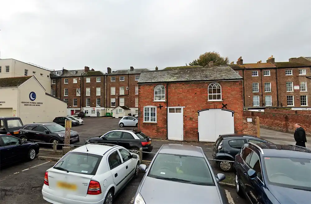 The Coach House building could be converted into a two-bed house. Picture: Google