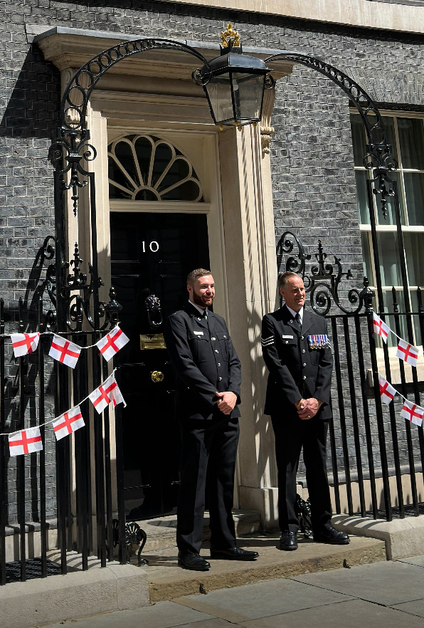 The officers in London Picture: Avon and Somerset Police
