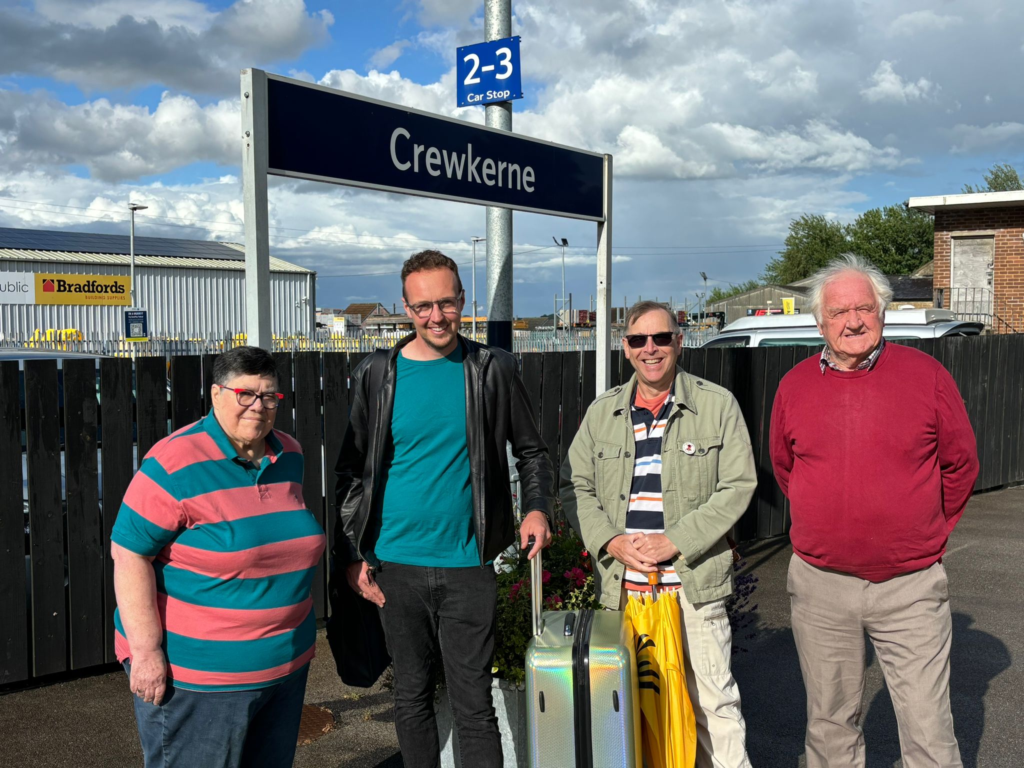 Mr Dance on the way to London to be sworn in Picture: Yeovil and South Somerset Lib Dems