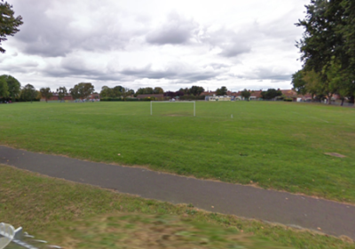 15 caravans had been camped on Victoria Park for around 10 days Picture: Google Maps