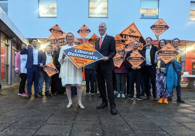 New MPs Rachel Gilmour and Gideon Amos helped carry to the Liberal Democrats to victories in Somerset